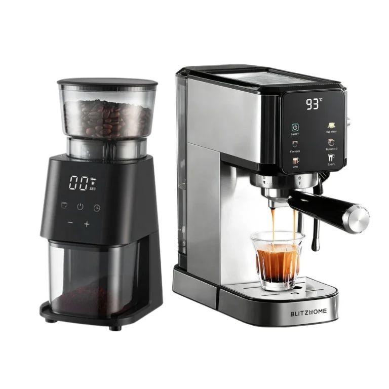 Cafetera espresso BlitzHome® CM5105 + Molinillo Novulife BG710T
