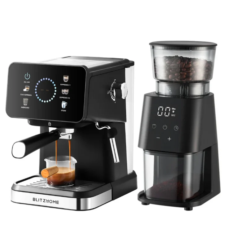 Cafetera espresso BlitzHome® CM3171 + Molinillo NovuLife BG710T