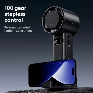 Ventilador de mano turbo mini portátil, ventilador personal recargable por USB, ventilador de bolsillo pequeño