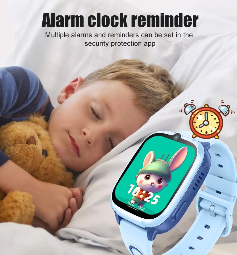 Reloj inteligente 4G para niños D53 con localizador GPS, videollamada, resistente al agua, función SOS antipérdida y aplicación de control parental. - Imagen 6