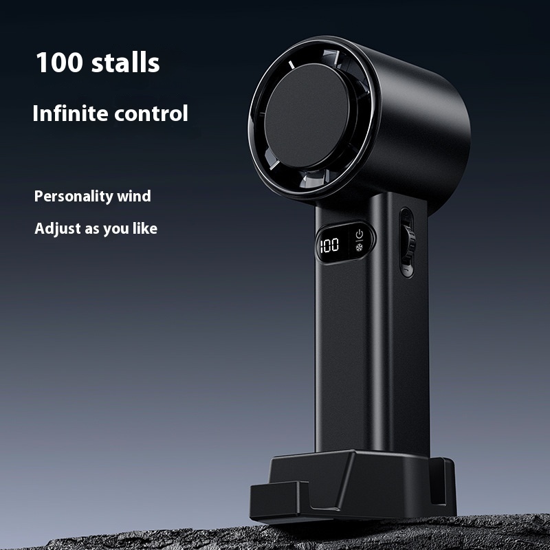 Ventilador de mano turbo mini portátil, ventilador personal recargable por USB, ventilador de bolsillo pequeño - Imagen 10