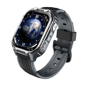 Reloj inteligente 4G para niños con GPS, videollamada, alerta de seguridad SOS, posicionamiento WiFi, cámara, monitor de sueño y podómetro.